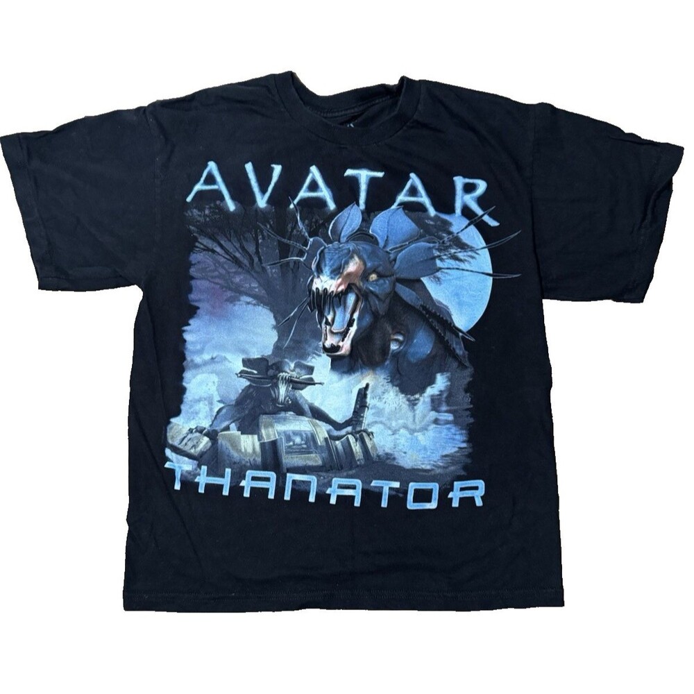 Avatar 2010 Movie Promo Thanator James Cameron Graphic Tee Y2K